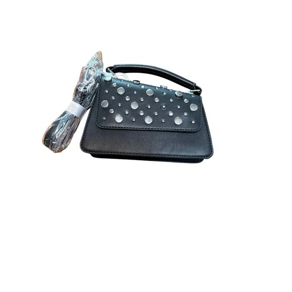 Skinny Dip London Studded Small Handbag Convertible Crossbody 8"x5"  Magnetic - Picture 3 of 11